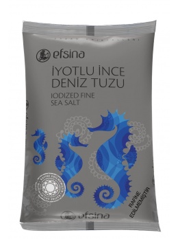 EFSİNA İYOTLU İNCE DENİZ TUZU 750 GR 24AD KL