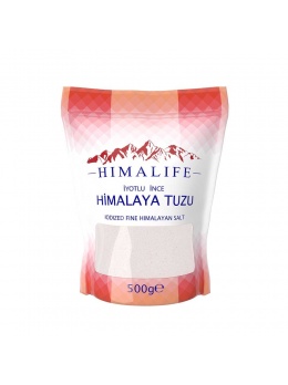 HİMALİFE İYOTLU İNCE HİMALAYA TUZU 500GR 12AD KL