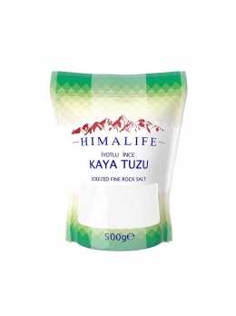 HİMALİFE İYOTLU İNCE KAYA TUZU 500GR 12AD KL