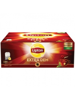 LIPTON EKSTRA DEM DEMLİK PŞT ÇAY 3,2GR 100LÜ 16AD KL